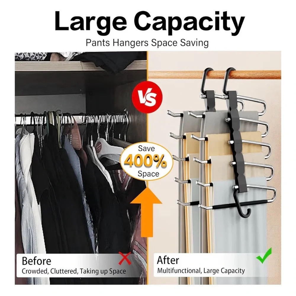 Versatile Multi-Tier Closet Hanger (A89)